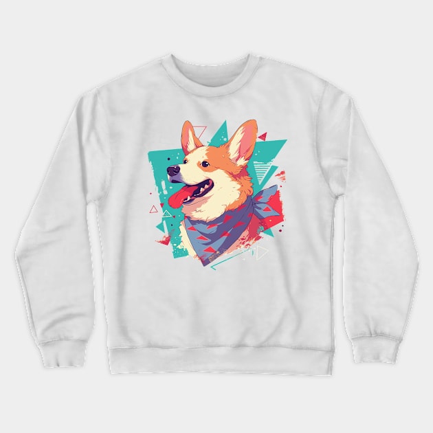 corgi Crewneck Sweatshirt by peterdoraki